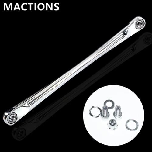 Motorcycle 330 mm Gear Round Shifter Shift Linkage Lever with Screws For Harley Touring Road King FLHT FLTR FLST FLTC Chrome