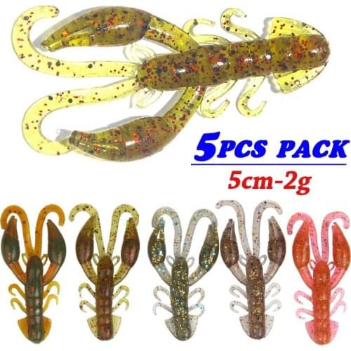 Silicone Shrimp Shiner Soft Fishing Lures Jigging Bait Artificial Worm Larvae Lure Wobblers Sinking Swimbait Fishing Tackle
