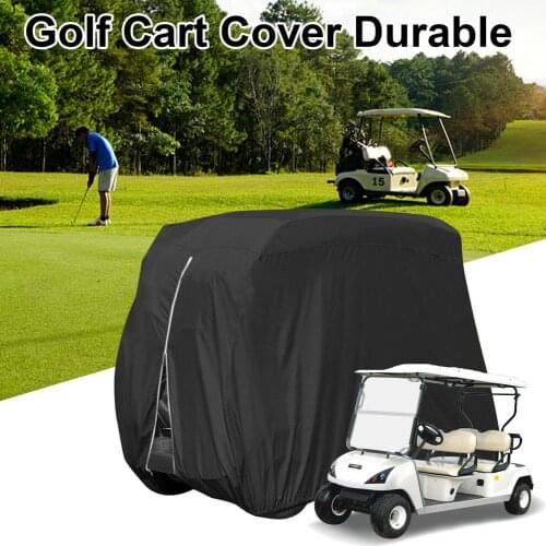 Waterproof Golf Cart Cover 4 Passenger Club Car Rain Cover S/M/L Size Oxford Cloth Cover Golf Accessories