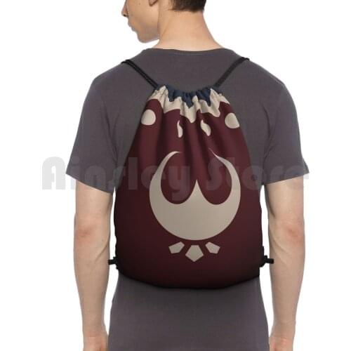 Kite Shield Backpack Drawstring Bag Riding Climbing Gym Bag Legend Of Nintendo Link Breath Of The Wild Shiek Impa Ocarina