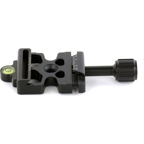 3in1 Clamp Compatible with Arca Swiss Manfrotto 200pl-14 410pl-14 Quick Release Plate Tripod Head Mount Adapter