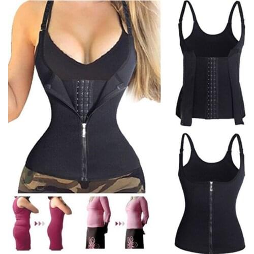 Women Corset Waist Trainer Cincher Control Body Shaper Underbust Sports Slimming Adjustable Shoulder Straps Shapewear Corsets