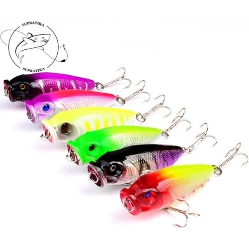 3D Eyes Anti-corrosion Plastic Fishing Bait 9.2g/65mm Artificial Popper Floating Wobbler Freshwater Fishing Lure Hard Bait