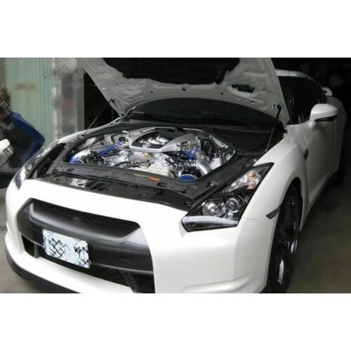 Car Styling Front Hood Bonnet Modify Gas Struts Lift Support Shock Damper Carbon Fiber for Nissan Skyline GT-R GTR R35 2008-2015