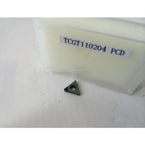 Free shipping 2PCS PCD Inserts TCGT110204 PCD Suitable For Lathe Tools