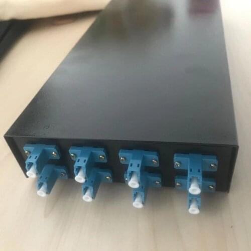Free shipping Simplex 8-port optical fiber distribution frame desktop pigtail fiber optic junction box with LC pigtail,Free deli