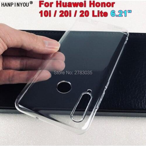 For Huawei Honor 10i 20i / 20 Lite Glossy Snap Phone Case Crystal Invisible Hard PC Full Cover Clear Camera Protect Back Shell