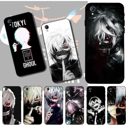 PENGHUWAN Tokyo Ghoul Anime Kaneki Ken TPU black Phone Case Cover Hull For Vivo Y91c Y17 Y51 Y67 Y55 Y93 Y81S Y19 Y7S Case