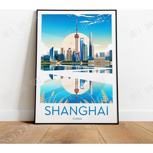 Shanghai travel print - China