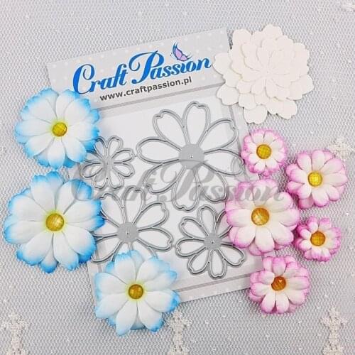 2021 AliliArts Metal Cutting Dies 4pc flowers diy Scrapbooking Photo Album Decorative Embossing PaperCard Crafts Die