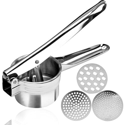 Stainless Steel Potato Ricer Masher Fruit Vegetable Press Juicer Crusher Squeezer Household Kitchen Cooking Tools