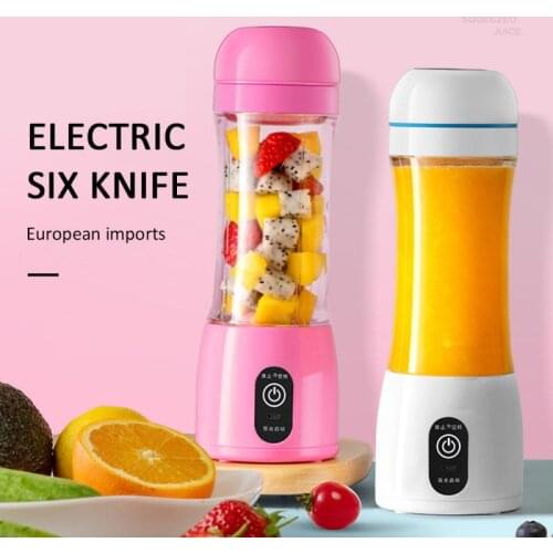 USB Portable Juicer Electric Rechargeable Smoothie Blender Machine Mixer Mini Juice Cup Maker Food Fast Blenders kitchen cocina