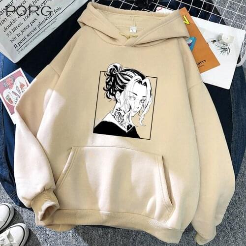 Anime Tokyo Revengers Pullover Print Top Loose Unisex Autumn Harajuku Style