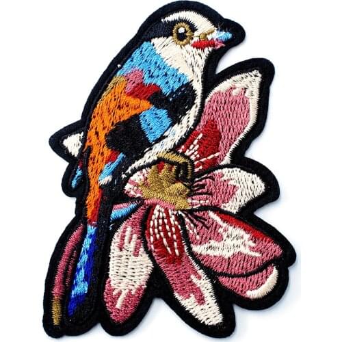 Brid Size:6.4x8.5cm Badges Patch Jeans Bag Hat Clothes Apparel Sewing Decoration Applique Bagde Patches Accessories