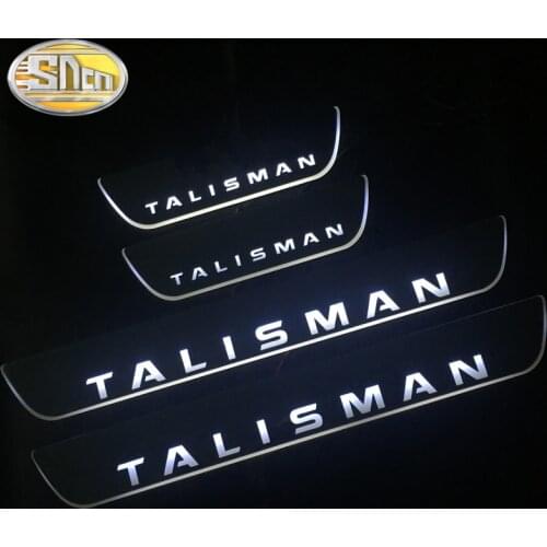 LED Door Sill Scuff Plate Guards Door Sill for Renault Talisman Led Streamer dynamic pedal welcome door light