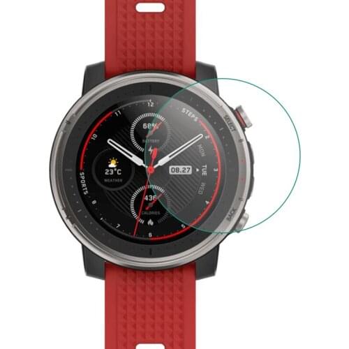 Tempered Glass Screen Protector Cover Protective Film Guard For Xiaomi Huami AMAZFIT Stratos 3 Smartwatch GPS Sport Smart Watch