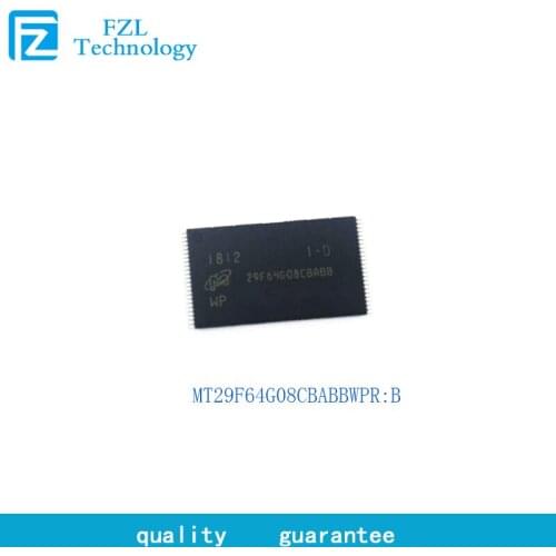 10pcs MT29F64G08CBABBWPR:B flash memory-NAND-memory-64Gb MT29F64G08CBABBWP