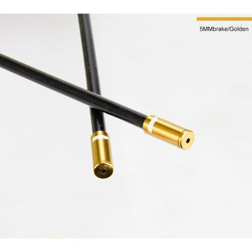 100pcs 4mm 5mm Bicycle Cable Tube Cap Gear Shift Brake Cable Core Hat Aluminum Mountain Bikes Road Bike Conduit Cap Shell End