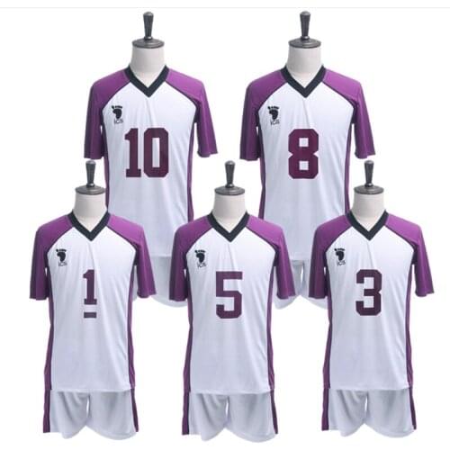 2021 New Shiratorizawa Academy Tendou Satori Uniform Cosplay Costume Halloween Carnival Women Men Full Set