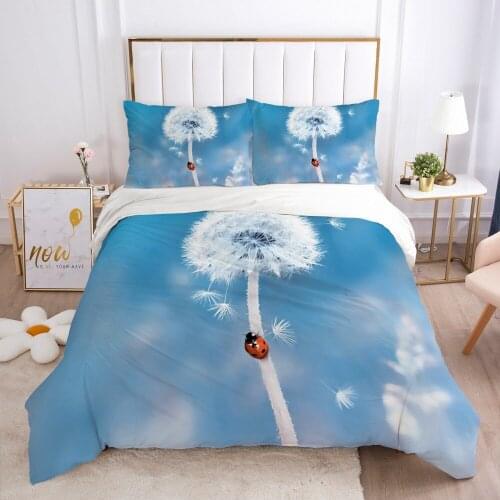 3D Nordic Flowers Design Bedding Sets Duvet Covers Sets Comforter Bed Set Quilt Cover Full Twin Single Size Home Textile