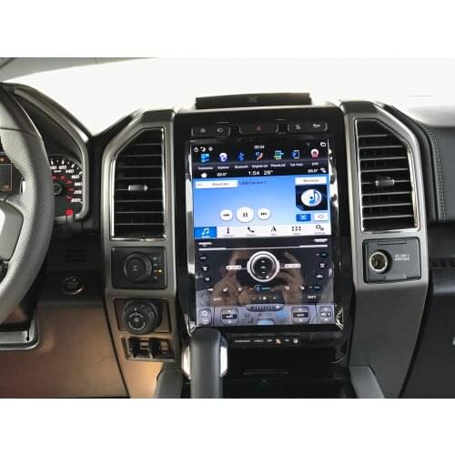 128G Android 9 Tesla Style For Ford F150 Raptor 2015 -2019 Car Auto Radio Multimedia Video Player GPS Navigation Stereo HeadUnit