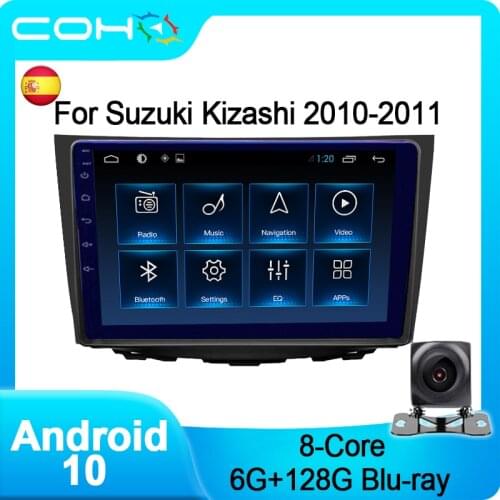 COHO For Suzuki Kizashi 2010-2011 Gps Audio Car Multimedia Player Radio Android 10.0 Octa Core 6+128G