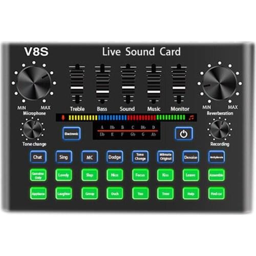 GAX-V8SS Audio interface sound card for song Live
