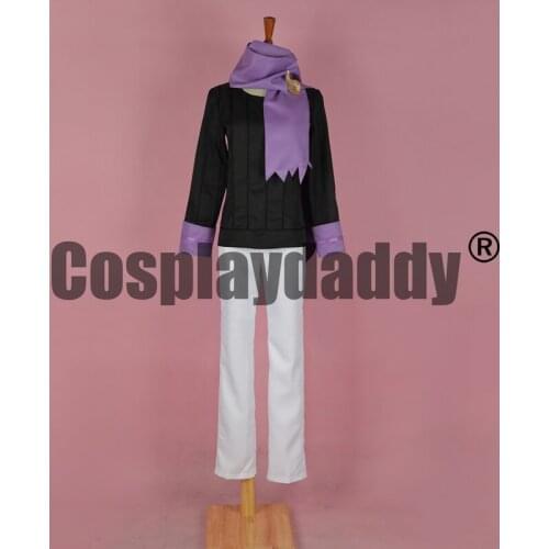 Pocket Monsters Ecruteak City Gym Leader Morty Matsuba Adult Uniform Outfit Cosplay Costume F006