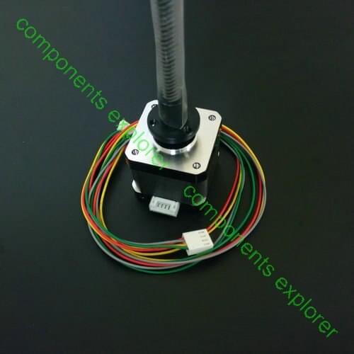 Nema17 Linear Stepper Motors,360mm Length, Tr8*4 Acme Leadscrew Threaded