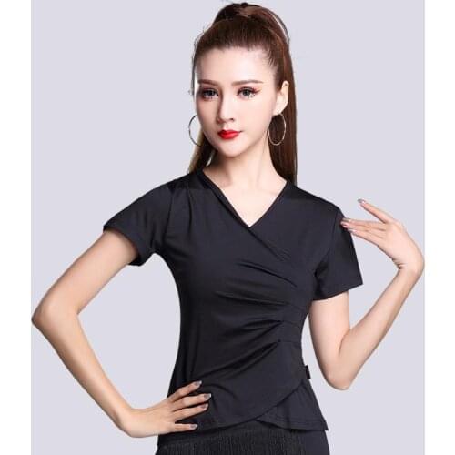 New Latin Dance Practice Clothes Clothes Top For Women Dancers Slim Fit Sexy Costume Ballroom Flamengo Practice Performance Wear