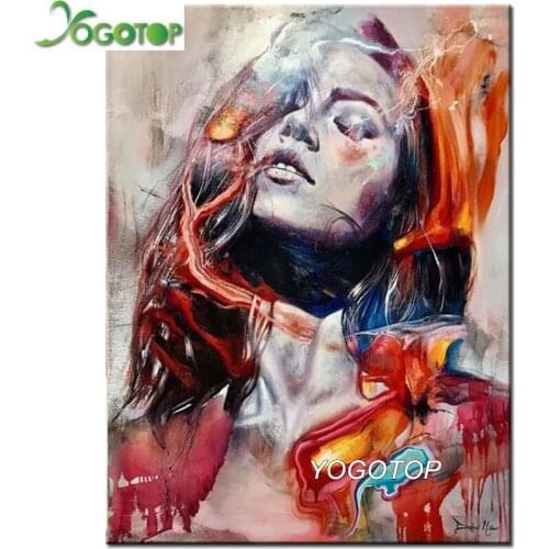 NEW 5d diy full Diamond embroidery Modern abstract women diamond painting people Cross Stitch Rhinestone home decoration YY2836