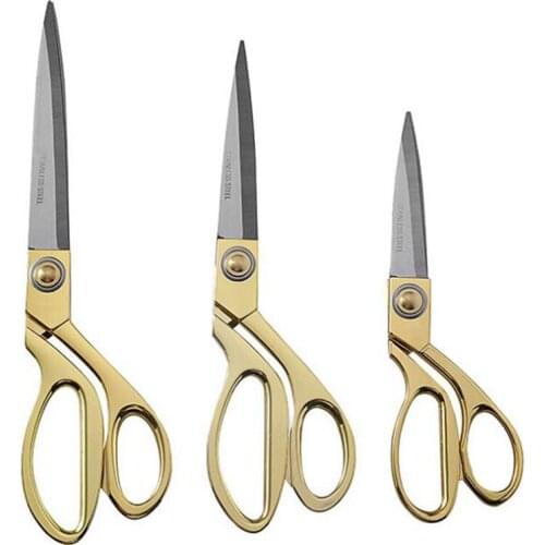 Professional Cutting Scissors Sewing Tailor Scissors Stainless Steel Sharp Scissors Trimming Thread Embroidery Fabric Household