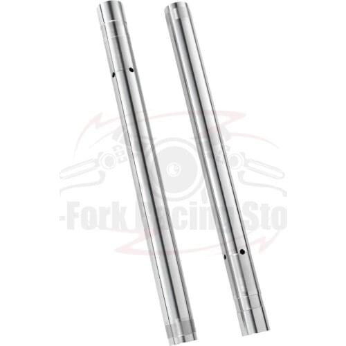 Front Fork Inner Tubes Shock Pipes Silver Pair For Kawasaki ZX-10R 2011-2015 2012 2013 2014 43X540mm 44013-0261-10B