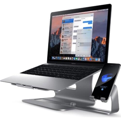 2 in 1 Laptop Smartphone Stand for MacBook Pro 2019, Air, Dock,HP Spectre X360,Dell XPS13 15, iPhone 11 Pro Max, Samsung 20