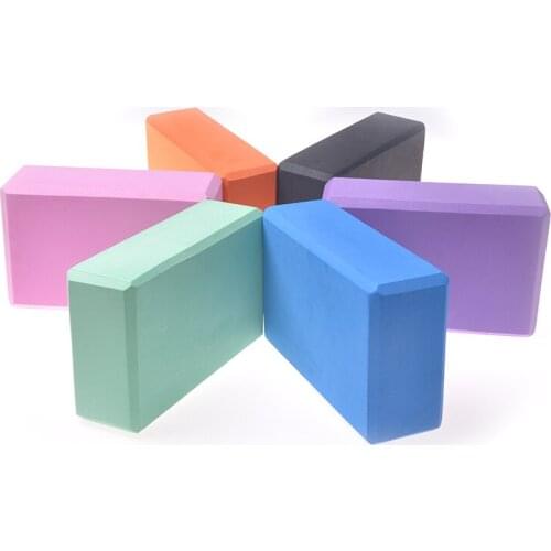 EVA Blocks Foam Brick Yoga Bolster Pillow Pilates Yoga Block Exercise Fitness Sport Gym Fitness Equipment Yoga AIDS Body Shaping