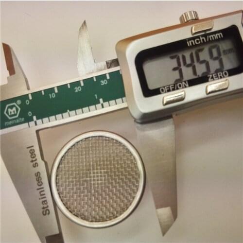 R=35 mm wire mesh filter discs /plain weave filter disc/one layer filter discs with aluminum edge