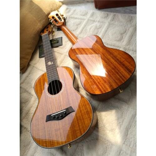 Mr.mai MM80 Concert Ukulele 23 Inch Solid Koawood With Hard Case/Capo/Tuner/Belt