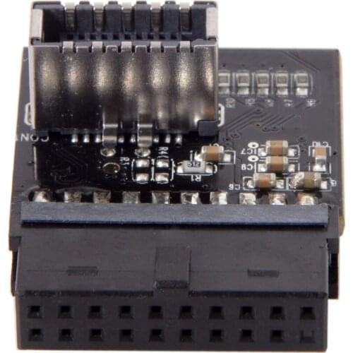 USB 3.1 Front Panel Socket to USB 3.0 20Pin Header Male Extension Adapter for Motherboard