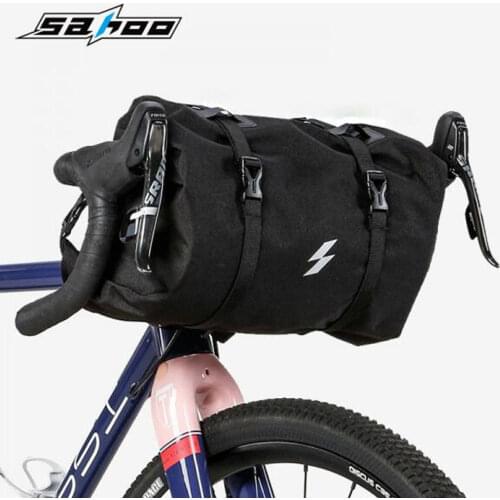 Cycling Bags Bicycle Basket Handlebar Bag for Mountain Bike Outdoor Cycling Front Frame Pannier Bag Cycling Accessories