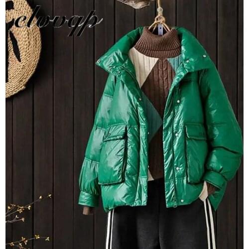 2020 Hot Coat Jacket Winter Women Hooded Parkas High Quality Female Winter White Duck Down Female Thick Warm Loose Down Coat