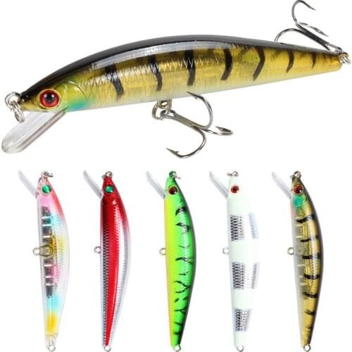 1pcs Minnow Fishing Lure 10cm 28.4g Sinking Jerkbait Artificial Hard Baits 3D Eyes Wobbler Pike Lure Fishing Tackle Pesca