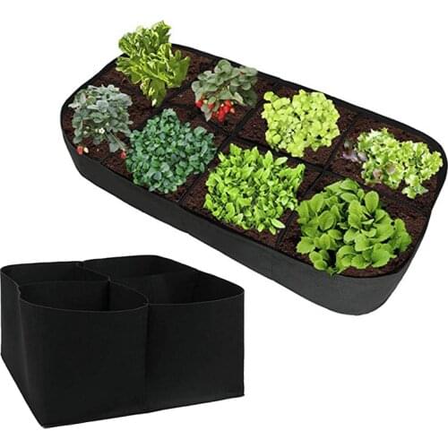2mm Thick Felt Planting Bag Outdoor Garden Pot Fabric Grow Bags Vegetable Growing Garden Grow Bag Vegetable Pots 180*90*30cm