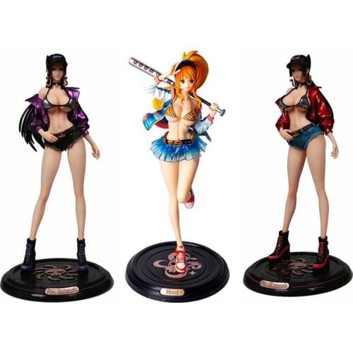 Anime One Piece GK Vivi Reiju Boa Hancock Nico Robin Nami PVC Action Figure Anime Sexy Figures Collectible Toys Model Doll Gift