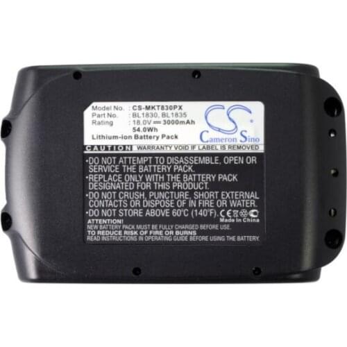 Cameron Sino 3000mAh battery for MAKITA BBO180 BBO180Z BCF201 BCF201Z BCL180 BCL180F BCL180W BCL180Z BCL180ZW BCL182 BCL182Z