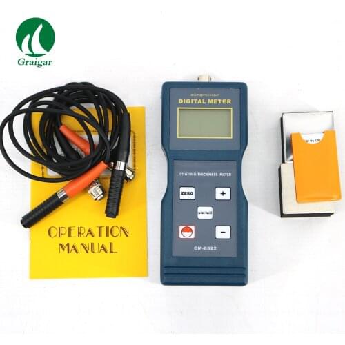 High Precision Digital Coating Thickness Gauge CM-8822 F Magnetic Induction NF Eddy Current Probe