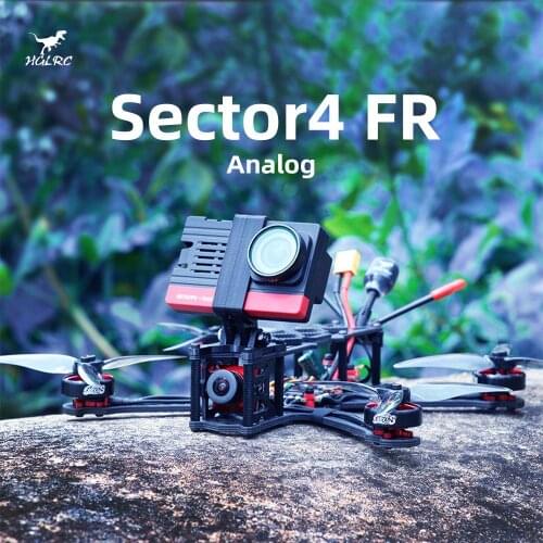 HGLRC Sector4 FR Analog Zeus25 AIO 350mW VTX Caddx Ratel 2 AEOLUS 1804 3500KV 4S 178mm 4inch FPV Freestyle Drones Sub250g