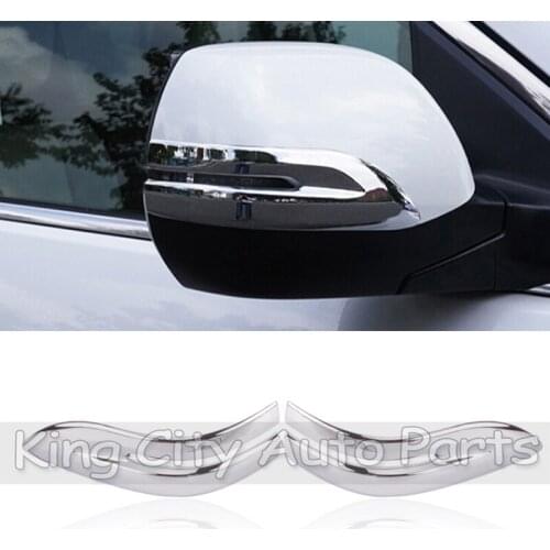 CAPQX 2PCS For Honda CRV CR-V 2012 2013 2014 ABS Chrome Rear View Rearview Side Mirror Cover Shell Cap Strip stick trim panel