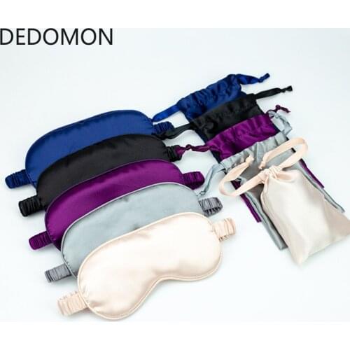 1Pc Sleep Mask Natural Sleeping Eye Mask Eyeshade Cover Shade Eye Patch Women Men Soft Portable Blindfold Travel Eyepatch