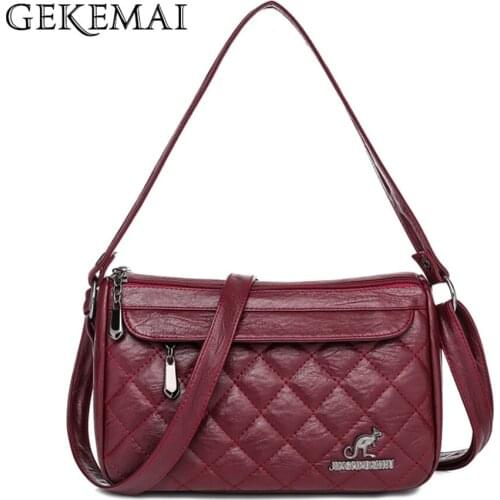 Fashion Check Pattern Design Womens Shoulder Bag Multi-pocket Designer Women Messenger Bags Casual Ladies Wallet Bolso Mujer