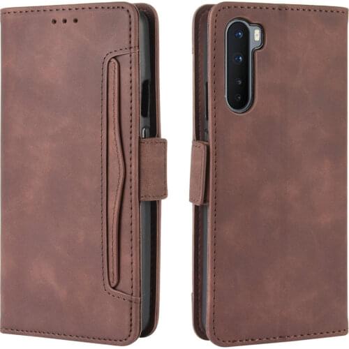 Removable Card Slot Leather 360 Protection for Oneplus Nord Luxury Case One Plus Nord Flip Cover Leather Wallet Funda Shockproof